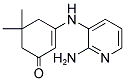 3-((2-AMINO(3-PYRIDYL))AMINO)-5,5-DIMETHYLCYCLOHEX-2-EN-1-ONE Struktur