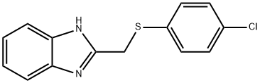 1H-1,3-BENZIMIDAZOL-2-YLMETHYL 4-CHLOROPHENYL SULFIDE Struktur