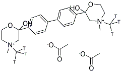 HEMICHOLINIUM-3 DIACETATE SALT, [METHYL-3H]- Struktur