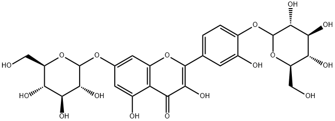 QUERCETIN-7,4'-DIGLUCOSIDE Struktur