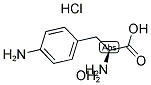 P-AMINO-L-PHENYLALANINE HCL H2O Struktur