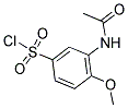 3-ACETYLAMINO-4-METHOXY-BENZENESULFONYL CHLORIDE Struktur