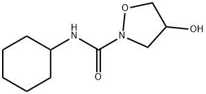 4-HYDROXY-ISOXAZOLIDINE-2-CARBOXYLIC ACID CYCLOHEXYLAMIDE Struktur