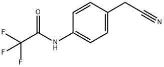 N-(4-(NITRILOMETHYL)PHENYL)-2,2,2-TRIFLUOROETHANAMIDE Struktur