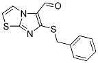 6-(BENZYLSULFANYL)IMIDAZO[2,1-B][1,3]THIAZOLE-5-CARBALDEHYDE Struktur