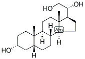 5-BETA-PREGNAN-3-ALPHA, 20-ALPHA, 21-TRIOL Struktur