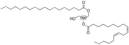 1-STEAROYL-2-LINOLEOYL-SN-GLYCEROL Struktur