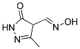 3-METHYL-5-OXO-4,5-DIHYDRO-1H-PYRAZOLE-4-CARBALDEHYDE OXIME Struktur