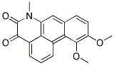 10,11-DIMETHOXY-6-METHYL-6H-DIBENZO[DE,G]QUINOLINE-4,5-DIONE Struktur