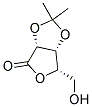 2,3-O-Isopropyllidene-L-Lyxono-1,4-Lactone Struktur