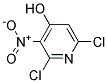 2,6-DICHLORO-3-NITRO-4-HYDROXYPYRIDINE Struktur