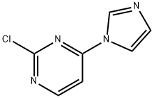 2-chloro-4-(1H-imidazol-1-yl)pyrimidine Struktur