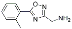 1-[5-(2-methylphenyl)-1,2,4-oxadiazol-3-yl]methanamine Struktur