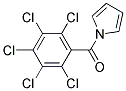 1-(2,3,4,5,6-PENTACHLOROBENZOYL)PYRROLE Struktur