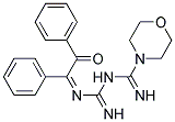 1-(A-BENZOYLBENZYLIDENE)-3-(IMINOMORPHOLINOMETHYL)GUANIDINE Struktur