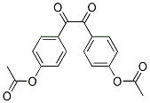 1,2-BIS(P-ACETOXYPHENYL)ETHANEDIONE Struktur