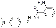 2-AMINO-2'-(4-(DIMETHYLAMINO)BENZYLIDENE)BENZOHYDRAZIDE Struktur