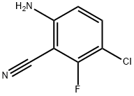 2-Amino-5-chloro-6-fluorobenzonitrile Struktur