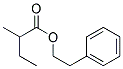 2-METHYLBUTYRIC ACID PHENETHYL ESTER Struktur