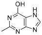 2-METHYL-6-HYDROXYPURINE Struktur