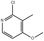 2-CHLORO-4-METHOXY-3-METHYLPYRIDINE Struktur