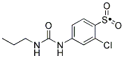 2-CHLORO-4-(3-PROPYLUREIDO)BENZENESULFONYL Struktur