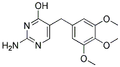 2-AMINO-5-(3,4,5-TRIMETHOXYBENZYL)PYRIMIDIN-4-OL Struktur