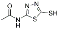 2-ACETAMINO-5-MERCAPTO-1,3,4-THIADIAZOLE Struktur