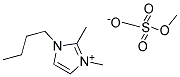 1-BUTYL-2,3-DIMETHYLIMIDAZOLIUM METHYLSULFATE Struktur