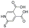 1,6-DIHYDRO-6-THIOXO-3,4-PYRIDINEDICARBOXYLIC ACID Struktur