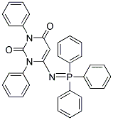 1,3-DIPHENYL-6-[(1,1,1-TRIPHENYL-LAMBDA~5~-PHOSPHANYLIDENE)AMINO]-1,2,3,4-TETRAHYDROPYRIMIDINE-2,4-DIONE Struktur