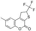 1,2-DIHYDRO-8-METHYL-2-TRIFLUOROMETHYL-4H-THIENO-[2,3-C]-CHROMEN-4-ONE Struktur