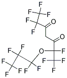 1,1,1,2,2,6,8,8,9,9, 10,10,10-TRIDECAFLUORO-6-TRIFLUOROMETHYL-7-OXADECANE-3,5-DIONE Struktur