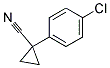 1-(P-CHLOROPHENYL)-1-CYCLOPROPANECARBONITRILE Struktur