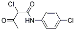 2-CHLORO-N-(4-CHLOROPHENYL)-3-OXOBUTANAMIDE, TECH Struktur