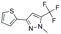 1-METHYL-3-(2-THIENYL)-5-(TRIFLUOROMETHYL)-1H-PYRAZOLE, TECH Struktur