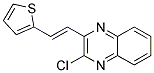 2-CHLORO-3-[2-(2-THIENYL)VINYL]QUINOXALINE Struktur