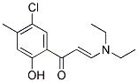 1-(5-CHLORO-2-HYDROXY-4-METHYLPHENYL)-3-(DIETHYLAMINO)-2-PROPEN-1-ONE Struktur