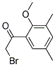 2-BROMO-1-(2-METHOXY-3,5-DIMETHYLPHENYL)ETHANONE Struktur