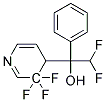 2,2,3,3,3-PENTAFLUORO-1-PHENYL-1-PYRIDIN-4--YL-ETHANOL Struktur