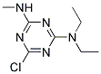 2-CHLORO-4-METHYLAMINO-6-DIETHYLAMINO-S-TRIAZINE Struktur