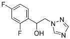 1-(2,4-DIFLUOROPHENYL)-2-(1H-1,2,4-TRIAZOL-1-YL)ETHANOL Struktur