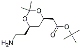 1,1-DIMETHYLETHYL (4R-CIS)-6-AMINOETHYL-2,2-DIMETHYL-1,3-DIOXANE-4-ACETATE Struktur