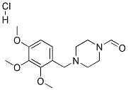 1-FORMYL-4-(2,3,4-TRIMETHOXYBENZYL)PIPERAZINE HYDROCHLORIDE Struktur