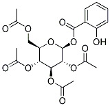 2,3,4,6-TETRA-O-ACETYL-B-D-GLUCOPYRANOSYL SALICYLATE Struktur