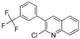 2-CHLORO-3-[3-(TRIFLUOROMETHYL)PHENYL]QUINOLIN Struktur