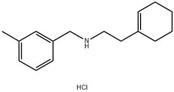 2-(1-CYCLOHEXEN-1-YL)-N-(3-METHYLBENZYL)-1-ETHANAMINE HYDROCHLORIDE Struktur