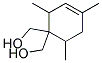 (1-HYDROXYMETHYL-2,4,6-TRIMETHYL-CYCLOHEX-3-ENYL)-METHANOL Struktur