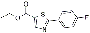 2-(4-FLUORO-PHENYL)-THIAZOLE-5-CARBOXYLIC ACID ETHYL ESTER Struktur