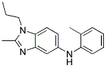 (2-METHYL-1-PROPYL-1H-BENZOIMIDAZOL-5-YL)-O-TOLYL-AMINE Struktur